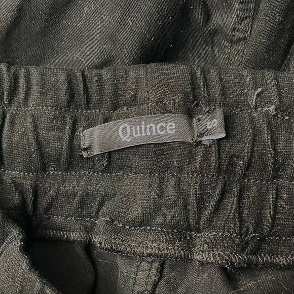 Quince Vintage Wash Tencel Utility Jogger Pants Black Size Small NEW - Picture 5 of 7